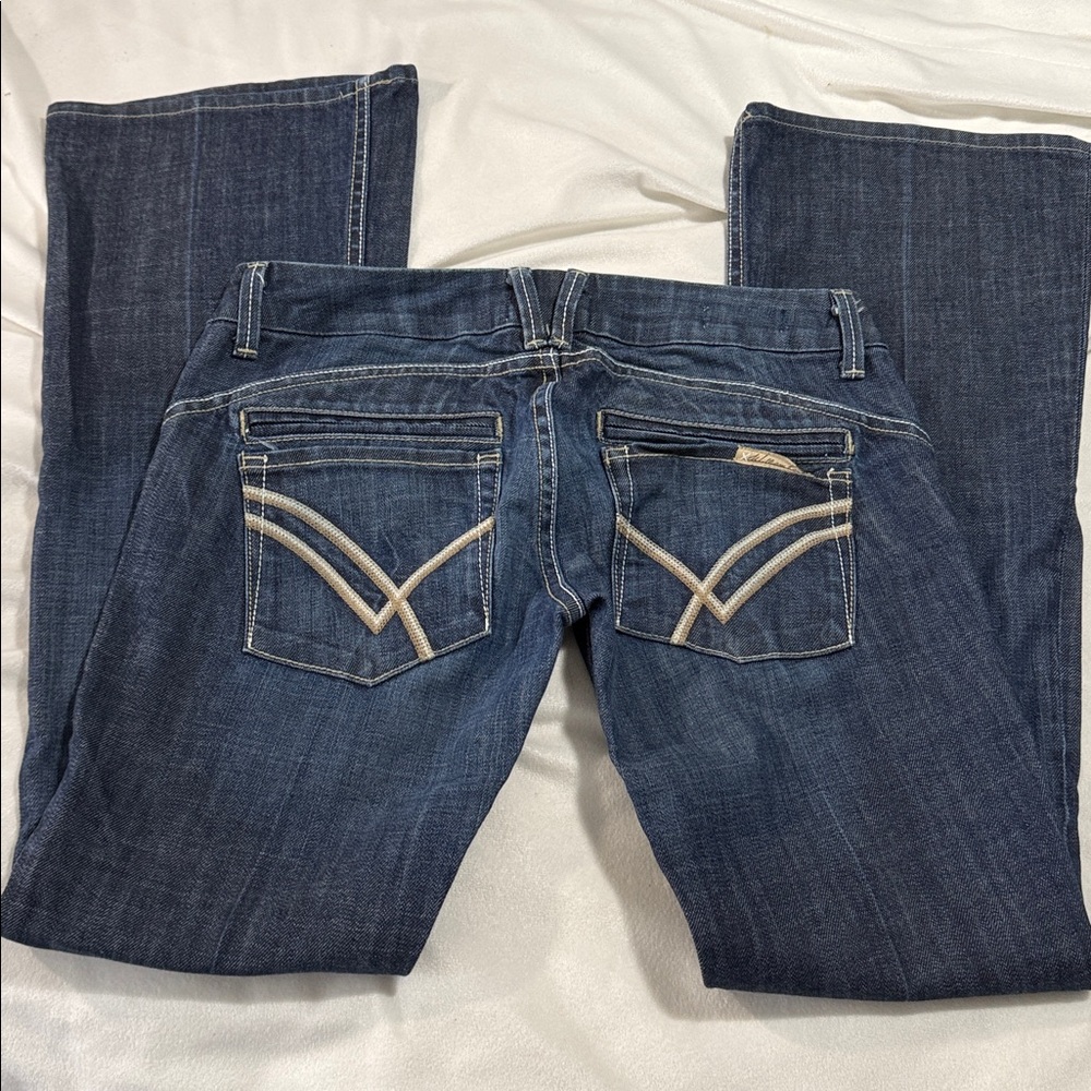 Authentic RARE William Rast Y2K Justin Timberlake Savoy ultra low trouser jeans